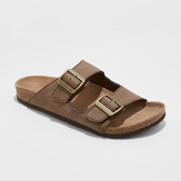 Men's Ashwin Footbed Sandals - Goodfellow & Co Brown