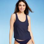 Women's Tie Back Tankini Top - Kona Sol Navy Blue