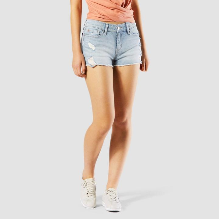 Denizen From Levi's Women's Low-rise Shortie Jean Shorts (juniors') - Dreamboat