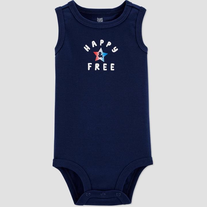 Baby Happy + Free Neutral Bodysuit - Just One You Made By Carter's Blue Newborn