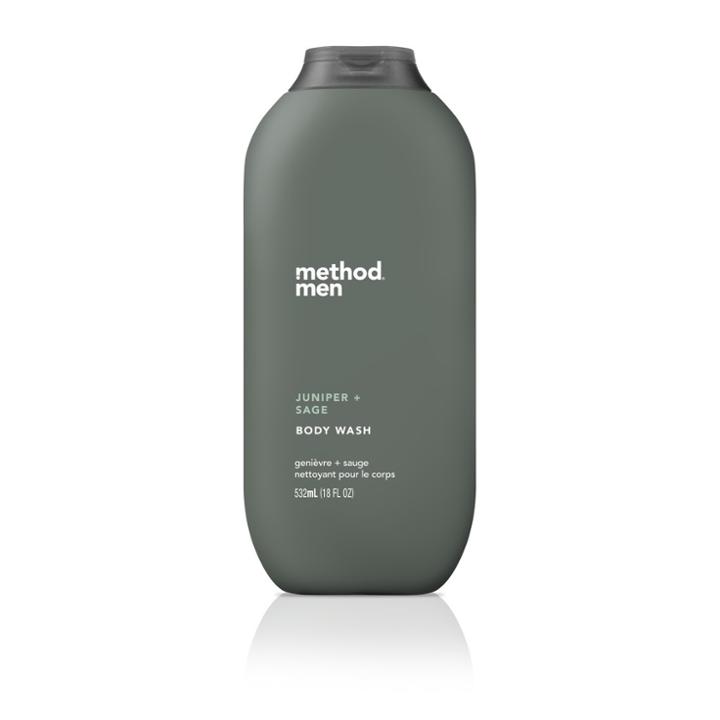 Method Men Body Wash Juniper Sage - 18 Fl Oz, Green