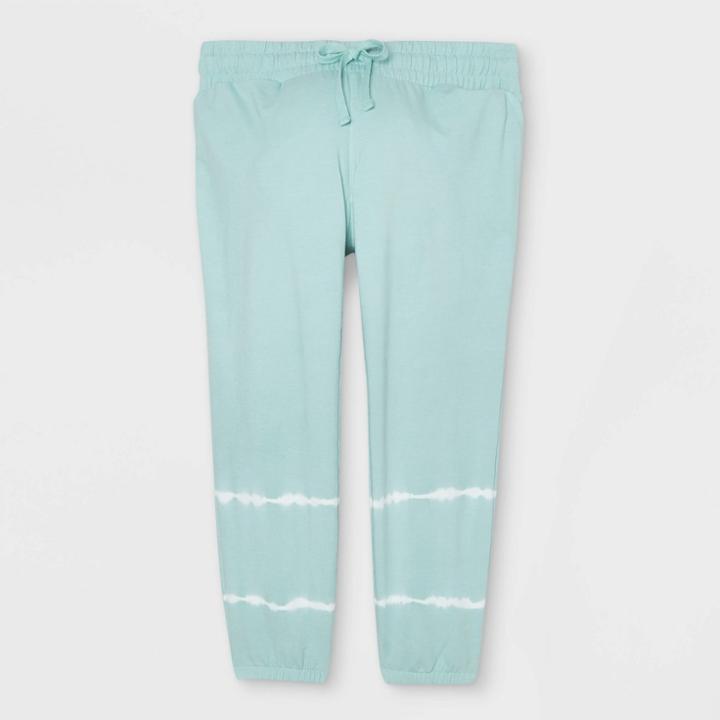 Maternity Tie-dye Match Back Jogger Pants - Isabel Maternity By Ingrid & Isabel Blue