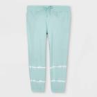 Maternity Tie-dye Match Back Jogger Pants - Isabel Maternity By Ingrid & Isabel Blue