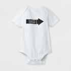 Baby Short Sleeve Double Graphic Bodysuit - Cat & Jack White