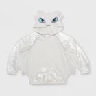 Dreamworks Girls' How To Train Your Dragon Light Fury Costume Hoodie - Ivory