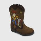 Disney Toddler Boys' Toy Story Western Boots - Brown