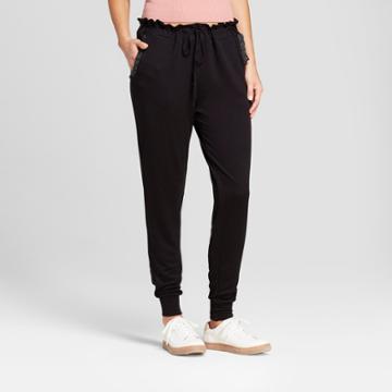 Women's Ruffle Pocket Jogger - Soul Cake (juniors') Black