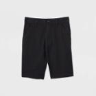 Boys' Flat Front Stretch Uniform Shorts - Cat & Jack Black