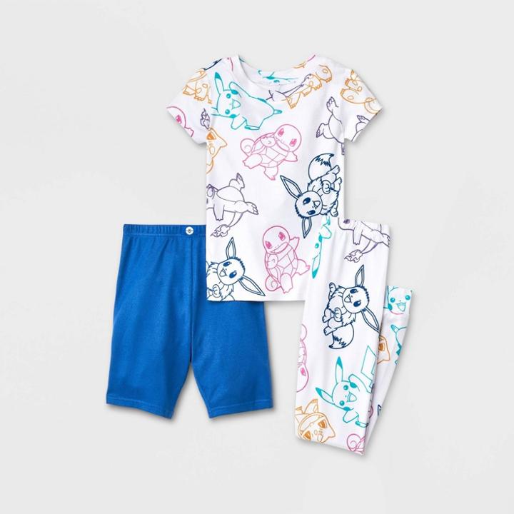 Pokemon Girls' Pokmon 3pc Pajama