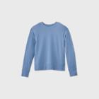 Women's Plus Size Crewneck Fleece Pullover - A New Day Blue