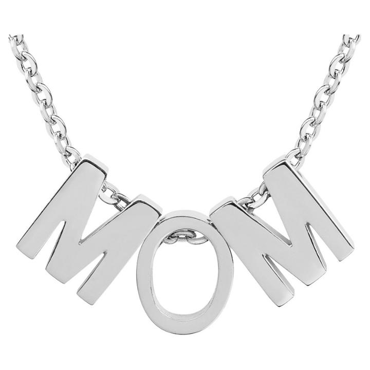 Target Elya Stainless Steel 'mom' Pendant Necklace, Girl's,