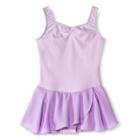 Danz N Motion By Danshuz Danz N Motion Girls' Sweetheart Activewear Leotard Dress - Lavender (purple)