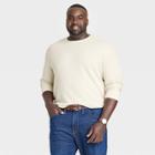 Men's Big & Tall Textured Long Sleeve T-shirt - Goodfellow & Co Pearl