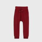 Toddler Boys' Pull-on Micro-fleece Jogger Pants - Cat & Jack Maroon