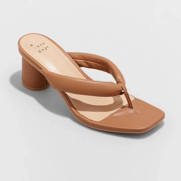 Women's Elvie Pumps - A New Day Brown