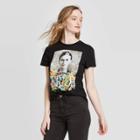 Women's Frida Kahlo Short Sleeve T-shirt (juniors') - Black