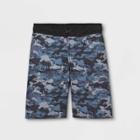 Boys' Dino Print Board Shorts - Cat & Jack Gray