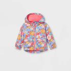 Toddler Girls' Floral Print Windbreaker Jacket - Cat & Jack Pink