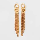 Topaz Stone Chain Earrings - A New Day