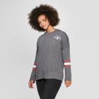 Women's Plus Size Long Sleeve More Love Je T'aime Graphic T-shirt - Mighty Fine (juniors') Charcoal