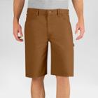 Dickies Men's Big & Tall Relaxed Fit Lightweight Canvas 11 Carpenter Shorts- Brown Duck