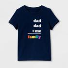 Ev Lgbt Pride Pride Gender Inclusive Toddler's Dads + Me Graphic T-shirt - Federal Blue 2t, Toddler Unisex