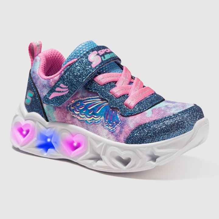 Toddler Girls' S Sport By Skechers Eva Butterfly Print Apparel Sneakers - Blue