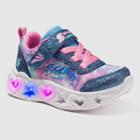 Toddler Girls' S Sport By Skechers Eva Butterfly Print Apparel Sneakers - Blue