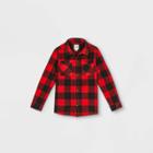 Boys' Microfleece Button-down Jacket - Cat & Jack Red