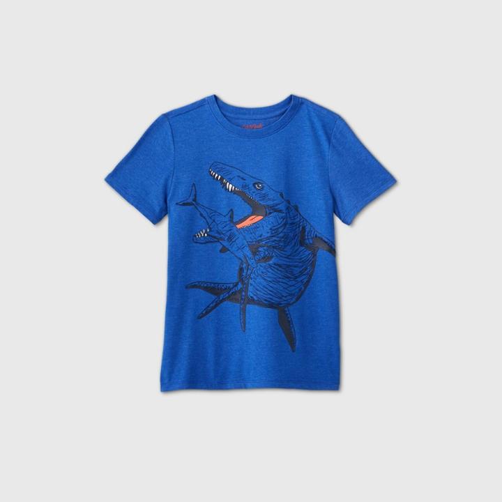 Petiteboys' Short Sleeve 'dino Shark Bite' Graphic T-shirt - Cat & Jack Blue