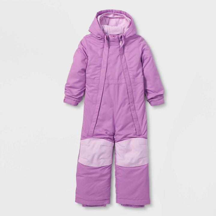 Toddler Long Sleeve Standard Snowsuit - Cat & Jack Purple