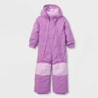 Toddler Long Sleeve Standard Snowsuit - Cat & Jack Purple