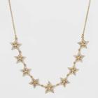 Sugarfix By Baublebar Crystal Star Collar Necklace - Gold