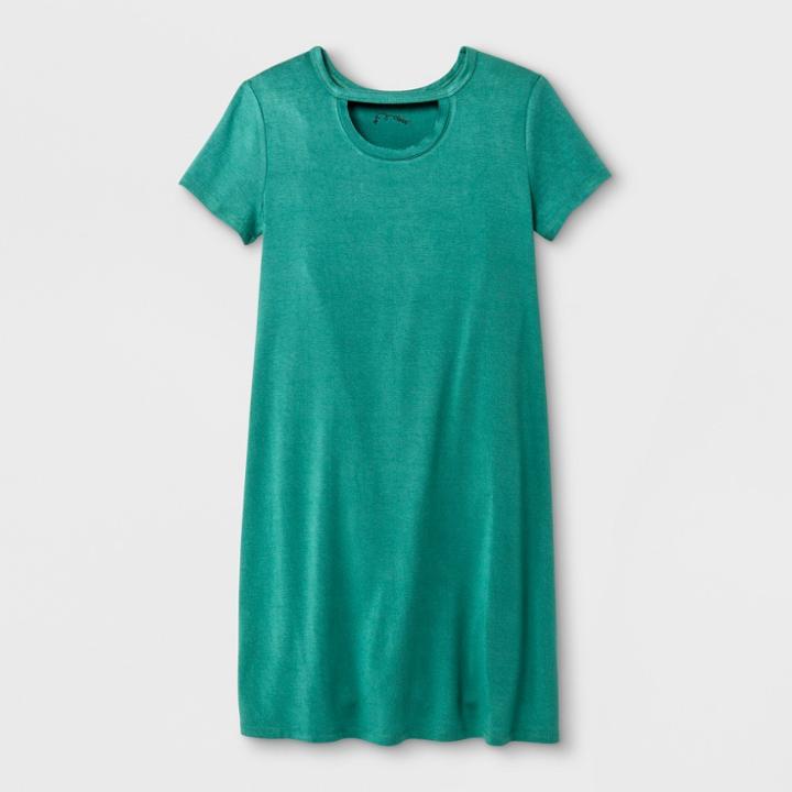 Girls' Short Sleeve Gigi Dress - Art Class Green