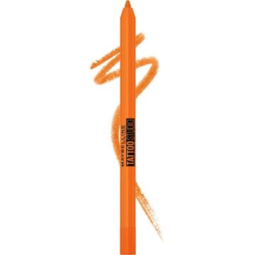 Maybelline Tattoo Studio Sharpenable Gel Pencil Waterproof Longwear Eyeliner - Orange Flash