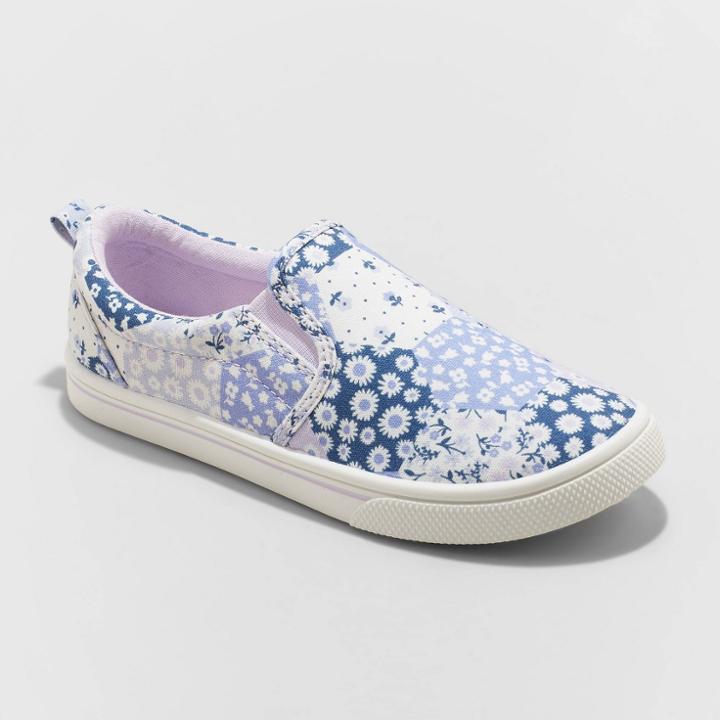 Kids' Blaine Slip-on Sneakers - Cat & Jack Periwinkle Blue