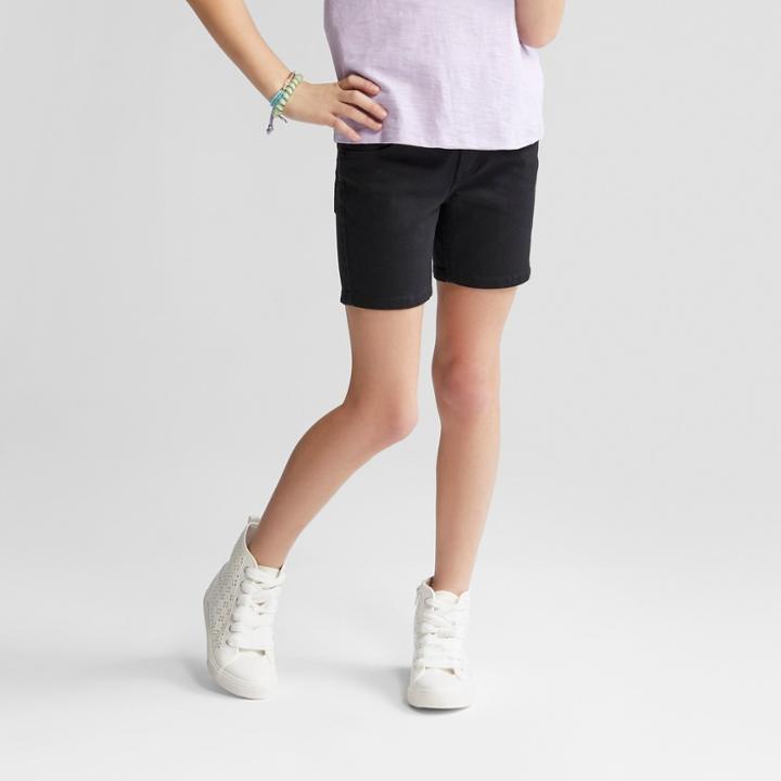 Girls' Denim Jean Shorts - Cat & Jack Matte Black