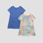 Toddler Girls' 2pk Adaptive Abdominal Access Dresses - Cat & Jack Blue