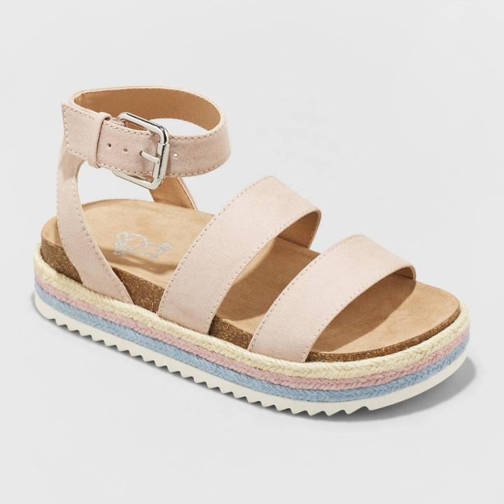 Girls' Agatha Footbed Sandals - Art Class Blush