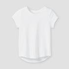 Toddler Girls' Solid Knit Short Sleeve T-shirt - Cat & Jack White