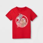 Toddler Disney Lady & The Tramp Short Sleeve Graphic T-shirt - Red 3t - Disney