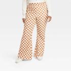 Grayson Threads Women's Plus Size Checkered Graphic Lounge Pants
