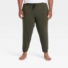 Men's Big & Tall Soft Gym Pants - All In Motion Olive Green