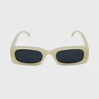 Women's Marble Print Rectangle Sunglasses - Wild Fable Pink