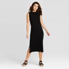 Women's Sleeveless Knit Dress - Universal Thread Black