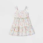 Oshkosh B'gosh Toddler Girls' Tank Top Ditsy Floral Tiered Dress - Pink