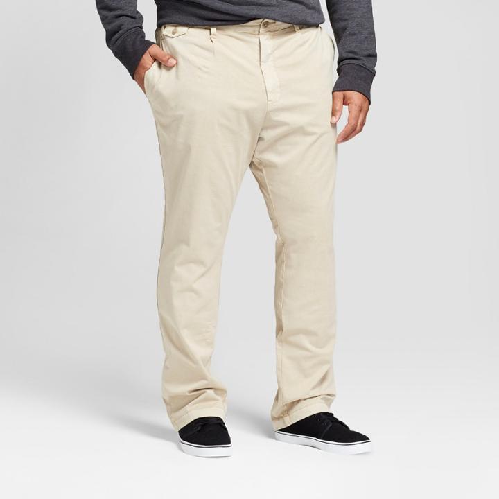 Target Men's Big & Tall Slim Fit Rolled Chino - Goodfellow & Co Light Cocoa