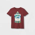 Plusboys' Winter Polar Bear Graphic Short Sleeve T-shirt - Cat & Jack Maroon