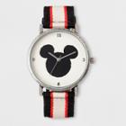 Boys' Disney Mickey Mouse Watch - Black/white/red