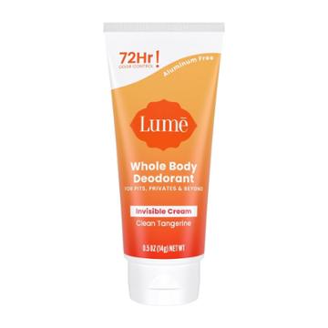 Lume Whole Body Mini Invisible Cream Tube Deodorant - Clean Tangerine - Trial